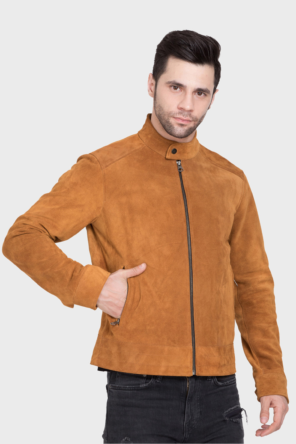 Men's Leather Jacket [PDF & DXF pattern] - Creative Awl Studio